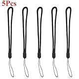 DONGKER US 5Pcs/lot Black Safety Wrist Strap LED