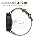 FINTIE Watch Band Compatible with Garmin Forerunner 235, Soft Nylon Sport Straps Replacement Watch Bands Compatible with Garmin Forerunner 235/220/230/620/630/735XT (Olive)