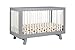 Babyletto Hudson 3-in-1 Convertible Baby Crib with Toddler Bed & Daybed Conversion - Strong, Durable & Easy to Assemble - GREENGUARD Gold Certified w/ 4 Adjustable Mattress Heights - Grey and White