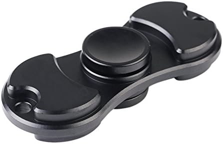 Hand Spinner, Eluckey Spinner Fidget Toy ADHD Focus Ultra Durable High Speed Fingertip Gyro for Kids &amp; Adults(Black)