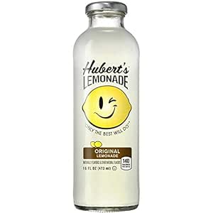 Hubert's lemonade Original glass bottle, 16floz (049000069846)