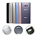 CELL4LESS Replacement Back Glass Cover Back Battery Door w/Pre-Installed Adhesive for Samsung Galaxy S8 Plus OEM - All Models G955 All Carriers- 2 Logo - OEM Replacement (Midnight Black)