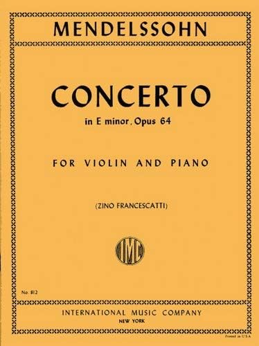 Mendelssohn: Piano Concerto No. 1 in G Minor, Op. 25 (Edition