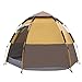 Toogh 3-4 Person Camping Tent Backpacking Tents Hexagon Waterproof Dome Automatic Pop-Up Outdoor Sports Tent Camping Sun Shelters