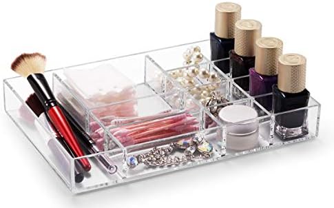 Amazon Com Ettori Drawer Organizer Makeup Bathroom Storage 12