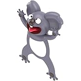 Cartoon Bookmarks, 3D Stereo Animal Original Cute Book Mark, PVC Ouch Series, Funny creatived Gifts for Kids, Adult (Koala)