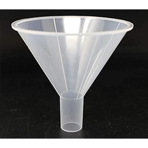 AP COLLECTION Brand JEROXEN Wide-Mouth Plastic Top Funnel – Transparent (100 x 114 MM)