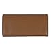 Michael Kors Fulton Flap Luggage Brown Pebbled Leather Wallet
