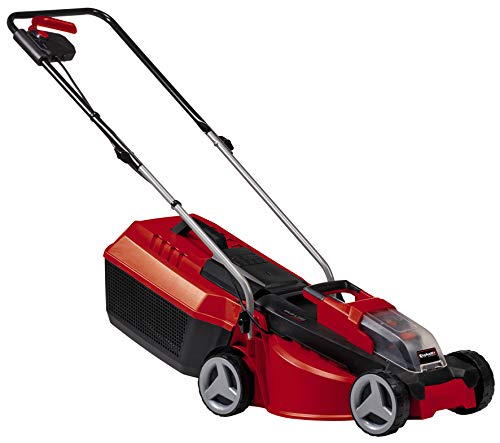 Einhell Tondeuse À Gazon Sans Fil Ge-Cm 18/30 Li-Solo Power X-Change (18 V, 30 Cm Largeur De Coupe, Jusqu'À 150 M², Brushless, 25L Bac De Ramassage, 30-70 Mm Hauteur De Coupe, Sans Batterie)