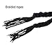 BIKMAN Cute Cat Ears Knit Hat Ear Flap Crochet Beanie Hat Black