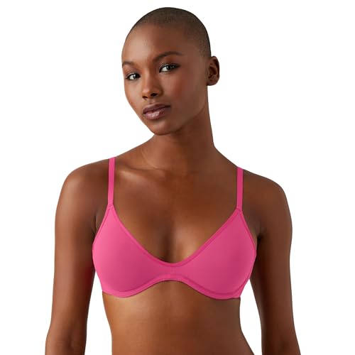b.tempt’d by Wacoal Women’s Cotton to a Tee Scoop Underwire Bra, Raspberry Sorbet, 34D