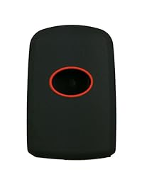 Alegender Funda protectora inteligente, de hule, con 4 botones, para control remoto para entrada sin llave, para Highlander RAV4 Camry Avalon Corolla., 2 Piezas Negro