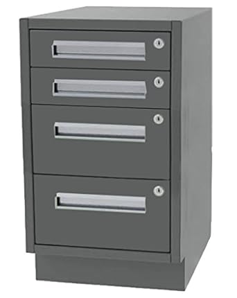Greene Manufacturing Inc Dt 1624 2020 Duratech Base Cabinet Desk Height 16 W X 24 D X 28 H Variable Four Drawer Base Metal Structural Gray Amazon Com Industrial Scientific