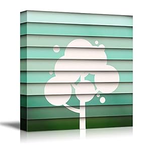 Canvas Wall Art Paper Piece Canvas Prints Home Artwork Decoration for Living Room,Bedroom - 12x12 inches