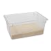 Rubbermaid Commercial Products Polycarbonate Food Storage Box/Tote, 16.5 Gallon, Clear, for Restaurant/Kitchen/Cafeteria