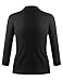 BILY Women's Classic Open Front Cropped Cardigan Black Medium