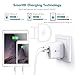 iClever BoostCube II+ Travel USB Charger with US|EU Plug, 24W Dual Wall Charger with SmartID Tech for iPhone Xs/XS Max/XR/X/8/7/6/Plus, iPad Pro Air/Mini and More