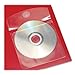 Cardinal 21845 CD Disk Pockets Self-Adhesive 5-Inch x5-Inch 10/Pack Clear