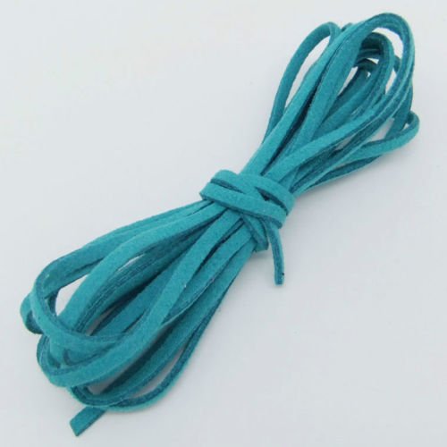 3 Meters Teal Soft Velvet Korea Frosting Cord Thread for Knitted Bracelet Necklace Good Crafted DIY Ideas