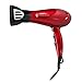 JINRI Professional Household Negative Ionic Hair Dryer 1875W DC Motor Blow Dryer 2 Speeds 3 Heat Settings Cold Shot Button with Styling Concentrator Nozzle(Red)