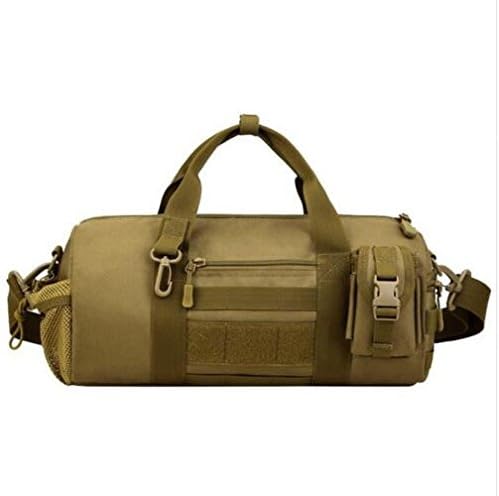 Protector Plus Tactical Bucket Bag Sport Duffle MOLLE Hnadbag Gear Military Travel Carry On Shoulder Bag Small Valise (LZ)