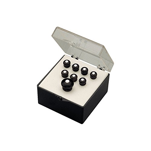 Martin Bridge and End Pin Set, Black with White Dots