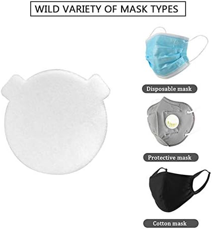 Yumfr Mask Filters Replacement Pads Dust-Proof Breathable Cotton Filter Pads for Mask Protection Masks
