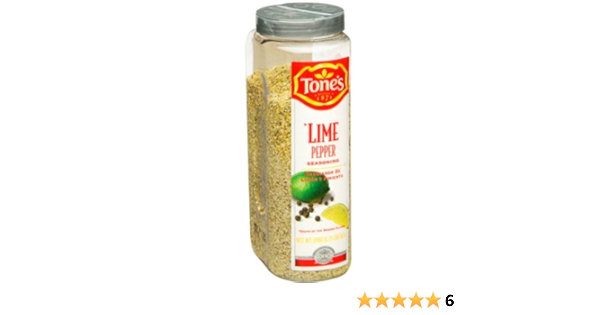 Amazon Com Tone S Lime Pepper Seasoning 20 Oz Jar Grocery Gourmet Food
