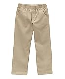 Unik Boy's Uniform All Elastic Waist Pull-on Pants BU03 Khaki 8