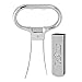 Premium Two Prong Cork Puller - Extra Large Stainless Steel Ah So Vintage Wine Bottle Opener - Ergonomic Handle for All Hand Sizes - Gift Box Packaging - by DeVine