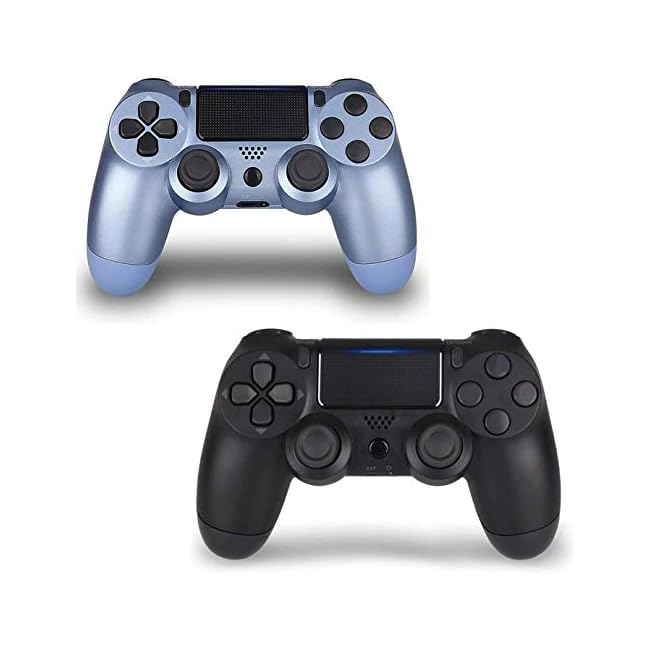 2 Pack Wireless Controllers for PS4 Wireless Remotes Control for Sony