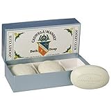 Caswell-Massey Jockey Club Bath Soap Box of Three 5.8 oz ea bar