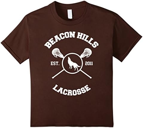 Kids Beacon hills lacrosse shirt- Dunbar 9 hoodie- teen wolf dunb 10 Brown