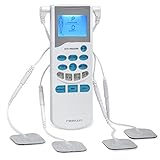 MeasuPro Portable TENS Unit Machine, Electro Therapy Massage, Handheld Travel Electronic Pulse Massager for Back Pain Management and Muscle Rehabilitation, CE, FDA Approved