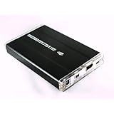 Firewire 1394 + USB Hard Drive Enclosure for 2.5-inch SATA Laptop Drive, Bus-powered
