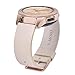V-MORO Compatible with Samsung Galaxy Watch FE/7/6/5/4 Bands 40mm/44mm Genuine Leather 20mm Smart Watch Band Galaxy Watch 5 Pro Band for Women