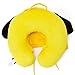 BT21 Official Merchandise by Line Friends - CHIMMY Character Hooded Travel Neck Pillow, Yellow