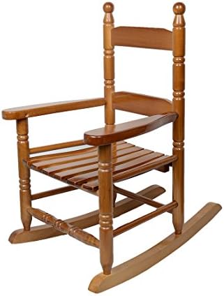 CASUN GARDEN Patio Porch Rocker/Rocking Chair (Natural Laquer Oak)