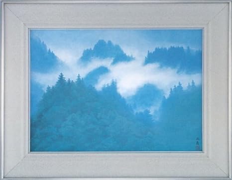 Amazon 東山魁夷 朝雲 ちょううん 吉野 岩絵具方式 アートフレーム ポスター オンライン通販