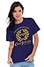 Brisco Brands Camp Jupiter SPQR Greek Mythology Graphic T Shirt Men or Women Purple