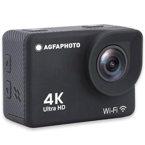 AgfaPhoto Realimove AC9000 Videocámara Deportiva 4K WiFi Negra