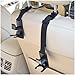 ALLTOOLS Car Back Seat Headrest Hanger Holder Hooks for Purse Grocery Bag Hat Cloth Coat - Heavy Duty Purse Car Hooks - Drop Stop Gadget - Best Car Accessories for Women, Mom