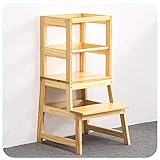 Wood City Kitchen Stool Helper for Kids with