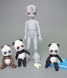 Zgmd 1/8 BJD Doll Ball Jointed Doll Cute Panda Pet