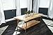 Niangua Furniture Live Edge Rustic Coffee Table - Hickory Wood - Metal Copper Pipe Legs - 48