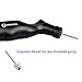 MIRACOL 12 Pack of Ball Pump Inflating Needles with Tin Container Storage Box, US Standard Replacement Needles