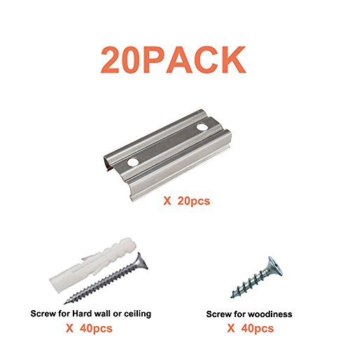 Hunhun 20 Pack Extension Connectors for Hunhun U Shape LED Aluminum Channel System(U channel type)