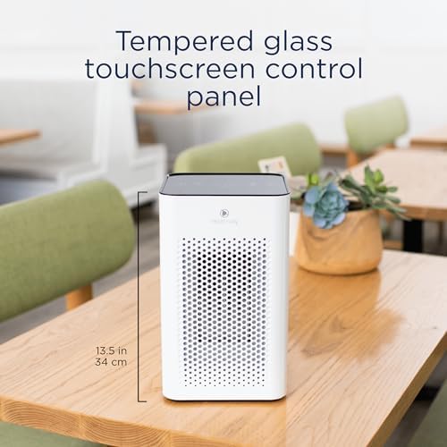 Medify MA-25 Air Purifier with True HEPA H13 Filter | 825 ft² Coverage in 1hr for Allergens, Smoke, Wildfires, Odors, Pollen, Pet Dander | Removal to 0.1 Microns | White, 1-Pack
