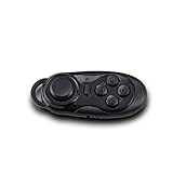 REALVOX Mini Bluetooth Remote Controller For VR Virtual Reality 3D Video Movie Game Glasses, Portable Multi-functional Wireless Bluetooth Android Gamepad Camera Shutter Selfie Shutter, Black