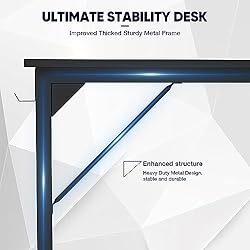 DUMOS 32 Inch Small Computer Office Desk Modern